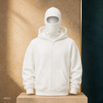 FACE-MASK-HOODIE™ – Weiß