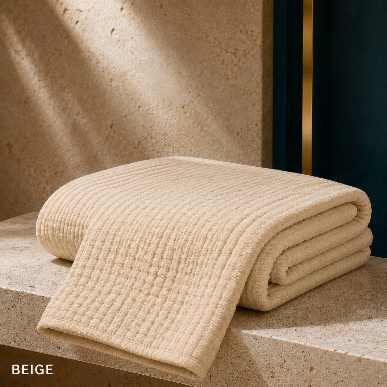 MUSSELIN-DECKE™ – Beige