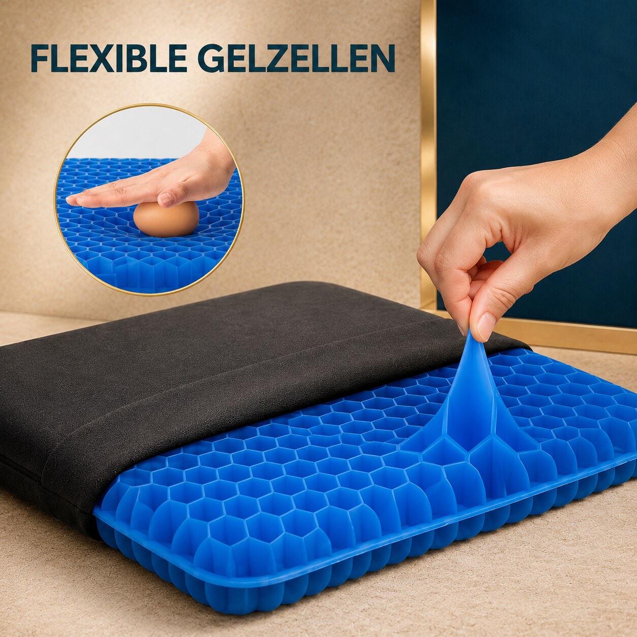 RELAX-SITZKISSEN™ – flexible Gelzellen