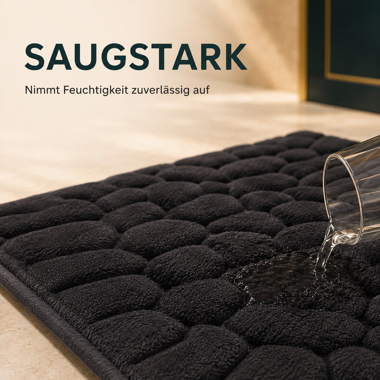 COZY-CLOUD-BADEMATTE™ – saugfähige Oberfläche