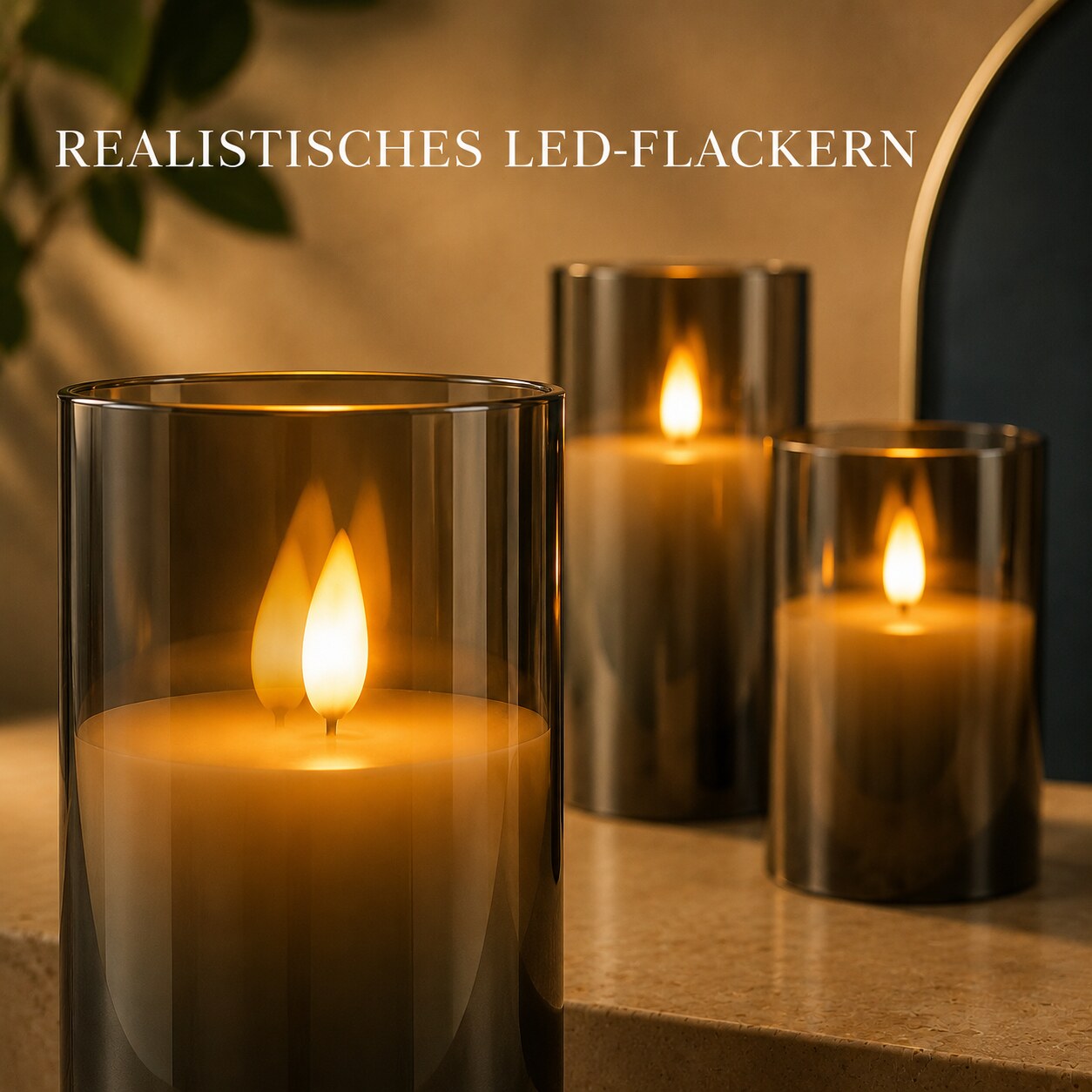 DEKO-LED-KERZEN™ – sanftes LED-Flackern