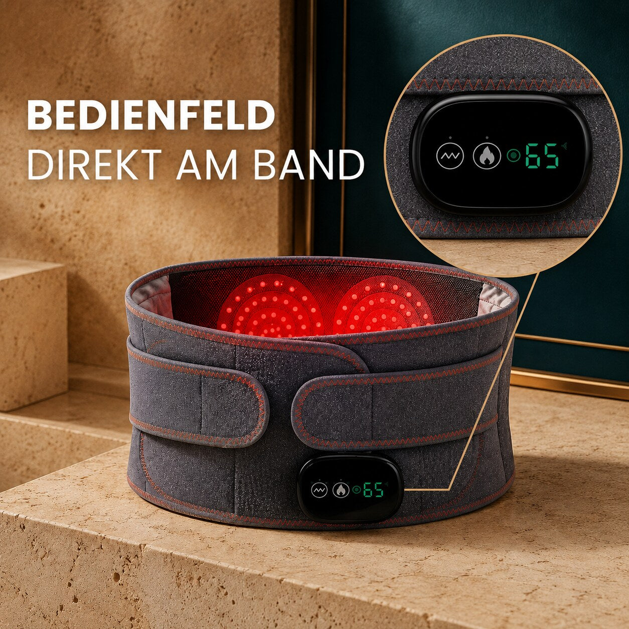 INFRA-MEDI-BAND™ – Bedienfeld