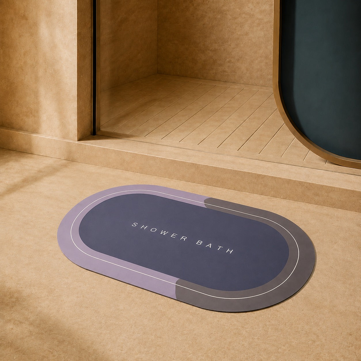 AQUA-DRY-BADEMATTE™ – Waldbraun