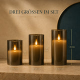 DEKO-LED-KERZEN™ – drei Größen