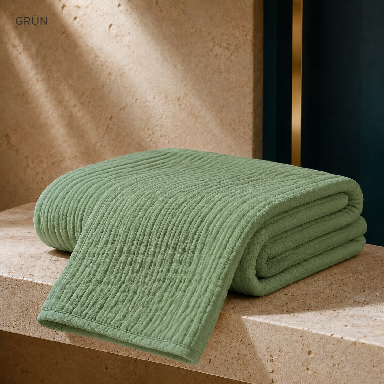 MUSSELIN-DECKE™ – Grün
