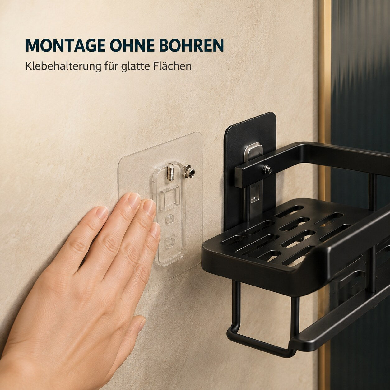 DUSCHABLAGE™ – Montage ohne Bohren