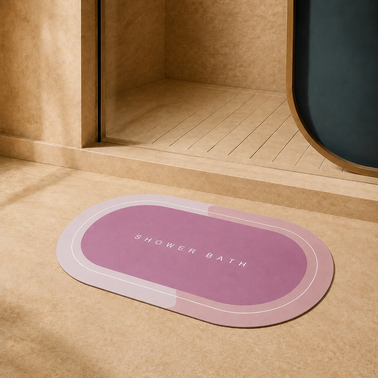 AQUA-DRY-BADEMATTE™ – Flamingopink