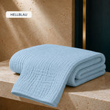 MUSSELIN-DECKE™ – Hellblau