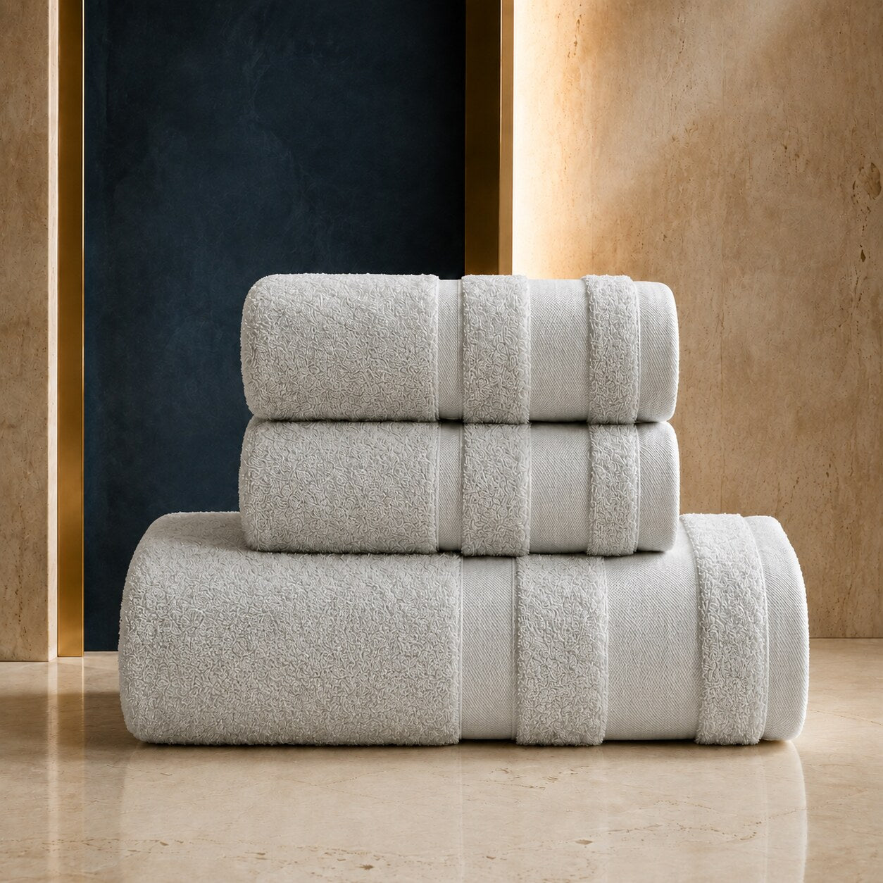 PURE-COMFORT™ – Handtücher – Stein Grau