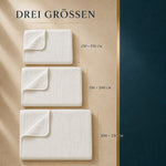 MUSSELIN-DECKE™ – drei Größen