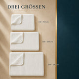 MUSSELIN-DECKE™ – drei Größen