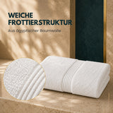 SPA-HANDTÜCHER™ – Ägyptische Baumwolle – Frottierstruktur