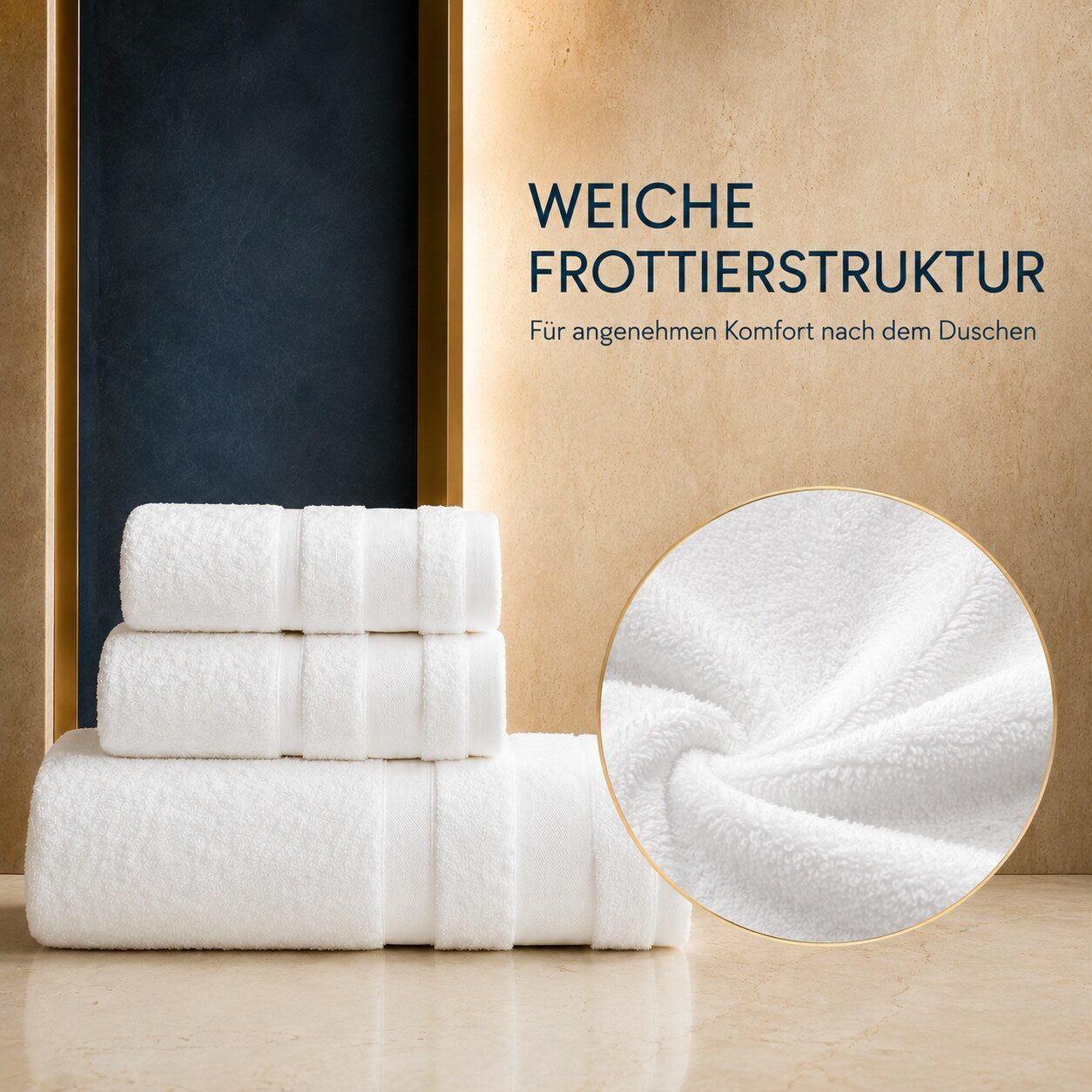 PURE-COMFORT™ – Handtücher – Frottierstruktur