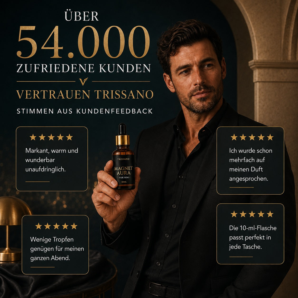 MAGNET-AURA™ FOR HIM (Pheromon-Parfümöl) – Kundenstimmen