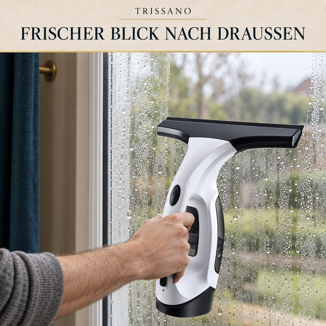 AQUA-CLEAR™ – Elektrischer Fenster- & Duschreiniger